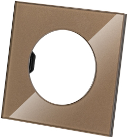 Рамка
Байкал,  1 пост,   цвет - бронзовое стекло,  вертикальная,  горизонтальная,  стекло,  SQ1819-0402,  TDM
 - PULSAL.RU