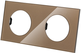 Рамка
Байкал,  2 поста,   цвет - бронзовое стекло,  вертикальная,  горизонтальная,  стекло,  SQ1819-0403,  TDM
 - PULSAL.RU