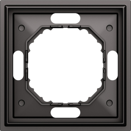 Рамка Podium 
S08,  1 пост,   цвет - титан матовый,  вертикальная,  горизонтальная,  пластмасса,  DS21145,  Donel
 - PULSAL.RU