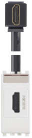 Розетка HDMI (кабель с поворотом 90°)
Eikon EVO,  Eikon EXE,   цвет - белый,  пластмасса,  20346.H.B VIM,  20346.H.B,  Vimar
 - PULSAL.RU