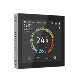 Умный сенсорный термостат-моноблок с LCD дисплеем (с wi-fi, 16А, НО-контакт, 230В)
Elite,  Alumax,  Split,  Slab,  Senso,  Minimir Home,  Baguette,  Acrylic,  Platinum,  Snabb,  Stream,  Flock,  Stark,  Fiore,  Diamant,  Aluminium,  Antik,  Metallic,  сенсорный,  управление по wi-fi,  датчик t° воздуха (встроенный),  датчик t° пола (внешний),  с таймером,   цвет - дымчатый,  стекло,  W1851104,  a071605,  Werkel
 - PULSAL.RU