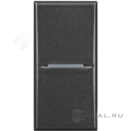 Кнопка Н.О. Axial
Axolute,  Axolute AIR,  одноклавишный,   цвет - антрацит,  пластмасса,  HS4005N,  BTicino
 - PULSAL.RU