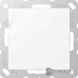 Заглушка
A VIVA,  A 550,  A flow,   цвет - белый матовый,  пластмасса,  A594-0WWM,  A 594-0 WWM,  JUNG
 - PULSAL.RU