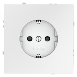 Розетка
S70,  со шторками,  с заземлением,  одинарная,  безвинтовые клеммы,   цвет - белый матовый,  пластмасса,  VLS040202,  Voltum
 - PULSAL.RU