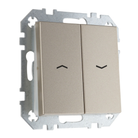 Выключатель для жалюзи
Epsilon,  Retro Liregus,  без фиксации,  без подсветки,   цвет - шампань,  пластмасса,  IJZ.10-001-01.E/Ch,  28-3061,  LIREGUS
 - PULSAL.RU