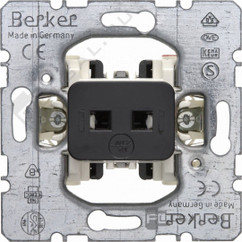 Кнопочный выключатель для гостиничных карт, 2 отдельных контакта
K.1,  K.5,  Q.1,  Q.3,  Q.7,  S.1,  B.3,  B.7,  с индикацией,  505103,  5051 03,  Berker
 - PULSAL.RU