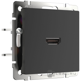 Розетка HDMI
Alumax,  Split,  Slab,  Senso,  Baguette,  Acrylic,  Platinum,  Elite,  Snabb,  Stream,  Flock,  Stark,  Fiore,  Favorit,  Diamant,  Aluminium,  Antik,  Metallic,   цвет - черный,  пластмасса,  W1186008,  a051601,  Werkel
 - PULSAL.RU