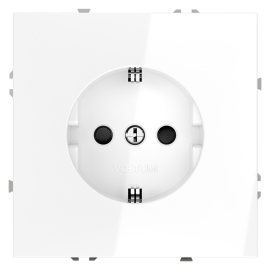 Розетка
S70,  со шторками,  с заземлением,  одинарная,  безвинтовые клеммы,   цвет - белый глянцевый,  пластмасса,  VLS040201,  Voltum
 - PULSAL.RU