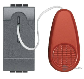 Кнопка Н.О. со шнурком
LivingLight,  LivingLight AIR,  без подсветки,   цвет - антрацит,  пластмасса,  L4033,  BTicino
 - PULSAL.RU