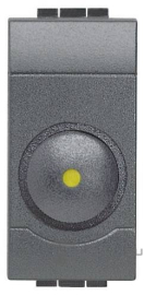 Светорегулятор (диммер) 50-800 Вт
LivingLight,  LivingLight AIR,  поворотный,  лампы накаливания и галогенные 220В (R),   цвет - антрацит,  пластмасса,  L4581,  BTicino
 - PULSAL.RU