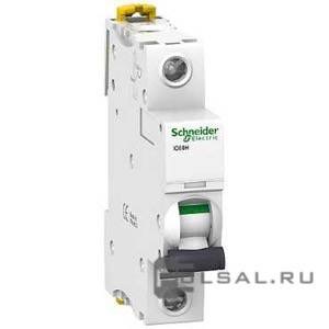 Автоматический выключатель Acti 9 iC60H, 1 полюс, 0,5А, D, 10 кА, A9F85170, Schneider Electric - PULSAL.RU