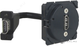 Механизм розетки HDMI с кабелем
Celiane,  067377,  0 673 77,  Legrand
 - PULSAL.RU