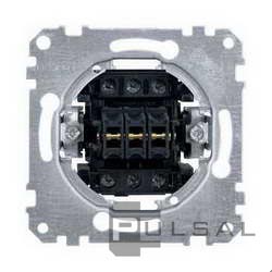 Выключатель
M-Trend,  M-Smart,  M-Plan,  M-Elegance,  M-Pure,  M-Pure Decor,  трехклавишный,  без подсветки,  MTN311900,  MEG311900,  Merten
 - PULSAL.RU