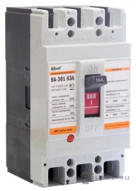 Силовой автоматический выключатель ВА-301 ВА-300, 3 полюса, 40А, 25 кА, 21004DEK, Dekraft - PULSAL.RU