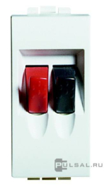 Розетка акустическая
LivingLight,  LivingLight AIR,  1 пара,   цвет - белый,  пластмасса,  N4294,  BTicino
 - PULSAL.RU