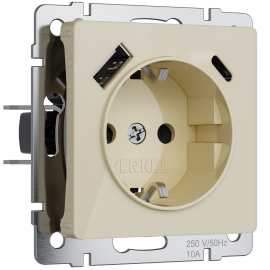 Розетка USB A+C, 3.0А с электрической розеткой
Alumax,  Split,  Slab,  Senso,  Baguette,  Acrylic,  Platinum,  Elite,  Snabb,  Stream,  Flock,  Stark,  Fiore,  Favorit,  Diamant,  Aluminium,  Antik,  Metallic,  USB type-C 5V,  USB type-A 5V,  двойная,   цвет - айвори акрил,  пластмасса,  W1171743,  a064131,  Werkel
 - PULSAL.RU