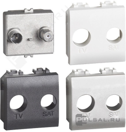 Розетка одиночная
LivingLight,  LivingLight AIR,  телевизионная (TV),  спутниковая (SAT),  двойная,   цвет - антрацит, алюминий, белый,  пластмасса,  LN4214M2D,  BTicino
 - PULSAL.RU