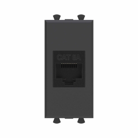 Розетка компьютерная
Avanti,  одинарная,   цвет - черный матовый,  пластмасса,  4412671DKC,  DKC_4412671,  DKC
 - PULSAL.RU