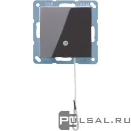 Выключатель со шнурком
A VIVA,  A creation,  A 550,  A flow,  без подсветки,   цвет - черный,  пластмасса,  A506BFNUZSW,  A 506 BF NUZ SW,  JUNG
 - PULSAL.RU