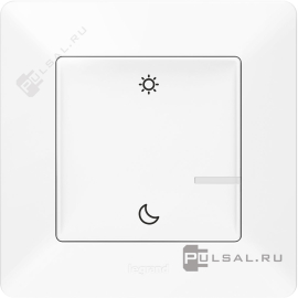 Сценарный выключатель "День/Ночь"
Netatmo,  Valena Life,   цвет - белый,  пластмасса,  752189,  7 521 89,  Legrand
 - PULSAL.RU