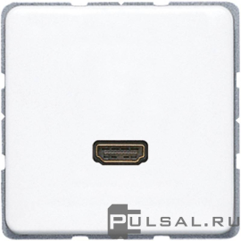 Розетка HDMI
CD 500,  CD plus,   цвет - белый,  пластмасса,  MACD1112WW,  MA CD 1112 WW,  JUNG
 - PULSAL.RU