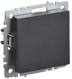 Выключатель
BRITE,  одноклавишный,  без подсветки,   цвет - черный,  пластмасса,  BR-V10-0-10-K02,  IEK
 - PULSAL.RU