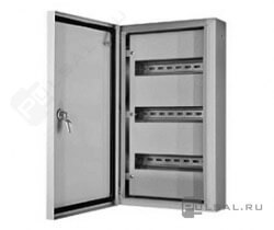 Щит 520х300х120, ЩРН-36-IP54, с замком, ЩРН, навесной, IP 54,  модулей - 36, металл,  цвет - серый, 30252DEK, Dekraft - PULSAL.RU