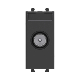 Розетка оконечная
Avanti,  телевизионная (TV),  одинарная,   цвет - черный матовый,  пластмасса,  4412521DKC,  DKC_4412521,  DKC
 - PULSAL.RU