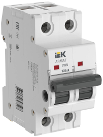 Выключатель нагрузки (рубильник) ARMAT, 2 полюса, 125А, AR-SWN-2-125, IEK - PULSAL.RU