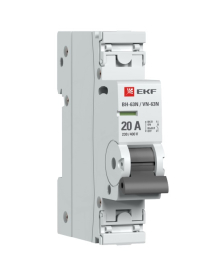 Выключатель нагрузки (рубильник) ВН-63N  PROxima, 1 полюс, 20А, S63120, EKF - PULSAL.RU