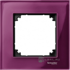 Рамка
M-Elegance,  1 пост,   цвет - рубин,  вертикальная,  горизонтальная,  стекло,  MTN4010-3206,  MEG4010-3206,  Merten
 - PULSAL.RU