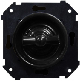 Выключатель
Шедель,   цвет - черный,  пластмасса,  B3-200-23,  Bironi
 - PULSAL.RU