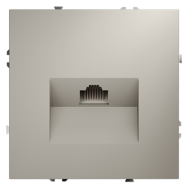 Розетка компьютерная RJ45 Cat.6 (UTP)
S70,  одинарная,   цвет - кашемир,  пластмасса,  VLS060103,  Voltum
 - PULSAL.RU