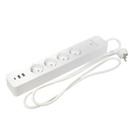 Умный удлинитель PRO с Wi-Fi и USB, кабель 1,8м
PROxima,  со шторками,  с заземлением,  четверная,  безвинтовые клеммы,   цвет - белый,  пластмасса,  RCE-2-WF,  EKF
 - PULSAL.RU