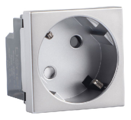 Розетка 45°
Лючки DDSB,  Лючки DFB,  со шторками,  с заземлением,  одинарная,  безвинтовые клеммы,   цвет - алюминий,  пластмасса,  DF6D1ALM,  Donel
 - PULSAL.RU