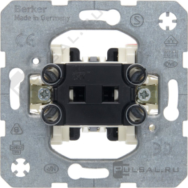 Перекрестный переключатель
R.1,  R.3,  R.8,  K.1,  K.5,  Q.1,  Q.3,  Q.7,  S.1,  B.3,  B.7,  одноклавишный,  без подсветки,  с возможностью подсветки,  3037,  3037,  Berker
 - PULSAL.RU