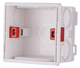 Монтажная коробка квадратная китайско-британского стандарта (86х84х50мм)
Aqara smart home,  для сплошных стен,  А01-86,  A01-86,  Aqara
 - PULSAL.RU