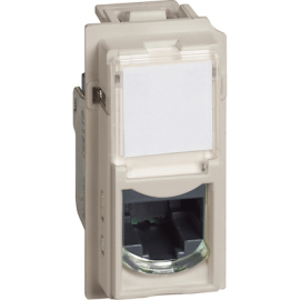 Розетка компьютерная RJ45 Cat.6 (UTP)
Living Now,  одинарная,   цвет - песочный,  KM4279C6,  BTicino
 - PULSAL.RU