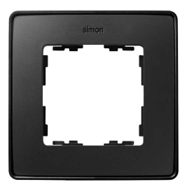 Рамка
Simon 82 Detail,  1 пост,   цвет - черный матовый,  черный,  вертикальная,  горизонтальная,  металл,  пластмасса,  8201610-398,  Simon
 - PULSAL.RU