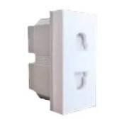 Розетка евро-американского стандарта
LK Studio,  со шторками,  без заземления,  одинарная,  винтовые клеммы,   цвет - белый матовый,  пластмасса,  851804 LK45,  851804,  Экопласт
 - PULSAL.RU