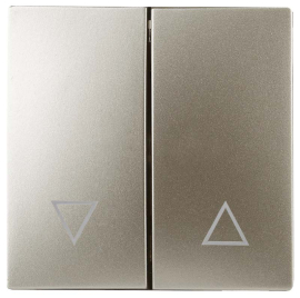 Клавиша для механизма жалюзи
Elegance,  Эра 12,  без подсветки,   цвет - шампань,  пластмасса,  Б0047853,  12-6203-04,  ЭРА
 - PULSAL.RU