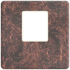 Лицевая панель для разъема Modular Jack (тип Keystone/AMP)
Barcelona,  Madrid,  San Sebastian,  Sevilla,  Toledo,  Vintage Wood,  Vintage Corinto,  Vintage Tapestry,  Vintage Porcelain,  Crystal De Luxe,  Siena,  Firenze,  Granada,  Emporio,  Sanremo,  Belle Epoque,  San Sebastian Surface,  Roma Surface,  Smalto italiano,  одинарная,   цвет - медь состаренная (rustic copper),  металл,  FD04317RU-A,  FEDE
 - PULSAL.RU