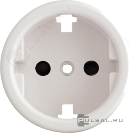 Накладка
Шедель,  без шторок,  с заземлением,  одинарная,  винтовые клеммы,   цвет - белый,  пластмасса,  B3-061-21,  Bironi
 - PULSAL.RU