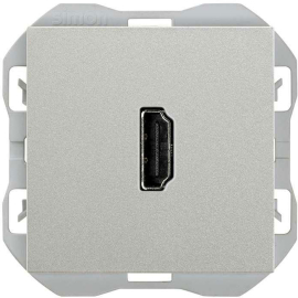 Розетка HDMI
Simon 270,   цвет - алюминий,  пластмасса,  20000094-093,  Simon
 - PULSAL.RU