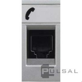 Розетка телефонная RJ12
Zenit,  одинарная,   цвет - серебряный,  пластмасса,  N2117.6 PL,  2CLA211760N1301,  ABB
 - PULSAL.RU