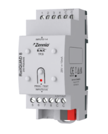 Модуль KNX аналоговых или бинарных входов, 8 AI/DI, на DIN рейку
Zennio KNX,  ZIO-RQUAD8,  ZEN-511117,  Zennio
 - PULSAL.RU