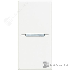 Кнопка Н.О. Axial
Axolute,  Axolute AIR,  одноклавишный,   цвет - белый,  пластмасса,  HD4005N,  BTicino
 - PULSAL.RU