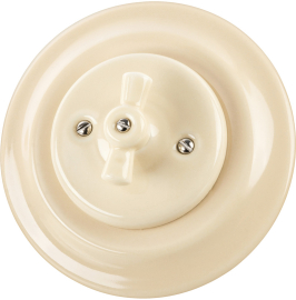 Выключатель
Болонь,   цвет - слоновая кость,  фарфор / керамика,  SQ1820-0320,  TDM
 - PULSAL.RU