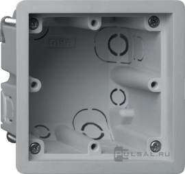 Установочный корпус E22 и E2 для установки заподлицо
E2,  E22,  для полых стен и гипрока,  для сплошных стен,  289600,  2896 00,  Gira
 - PULSAL.RU