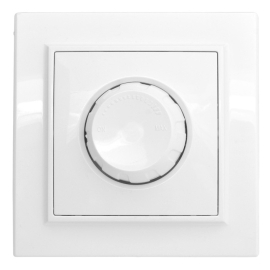 Светорегулятор поворотный, 40-600 Вт
Минск,  поворотный,  лампы накаливания и галогенные 220В (R),  диммируемые лампы LED 220В (LEDi тип C),   цвет - белый,  пластмасса,  ERD06-101-10,  EKF
 - PULSAL.RU